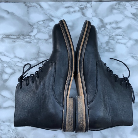 Men's Gravity Pope Black Leather Lace Up Dress Boot - Picture 7 of 15